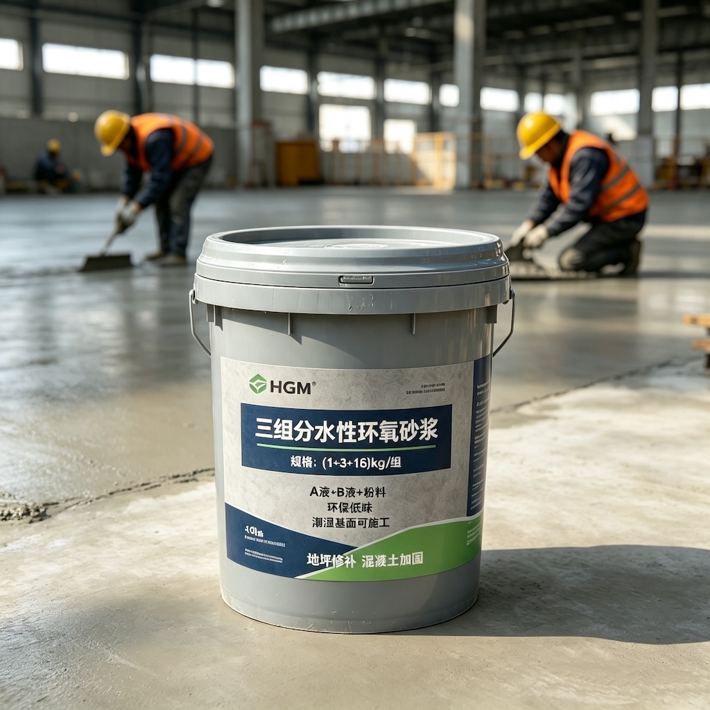 汤旺河三组份水性环氧砂浆